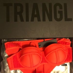 Red Original Triangl Bikini Set NWT